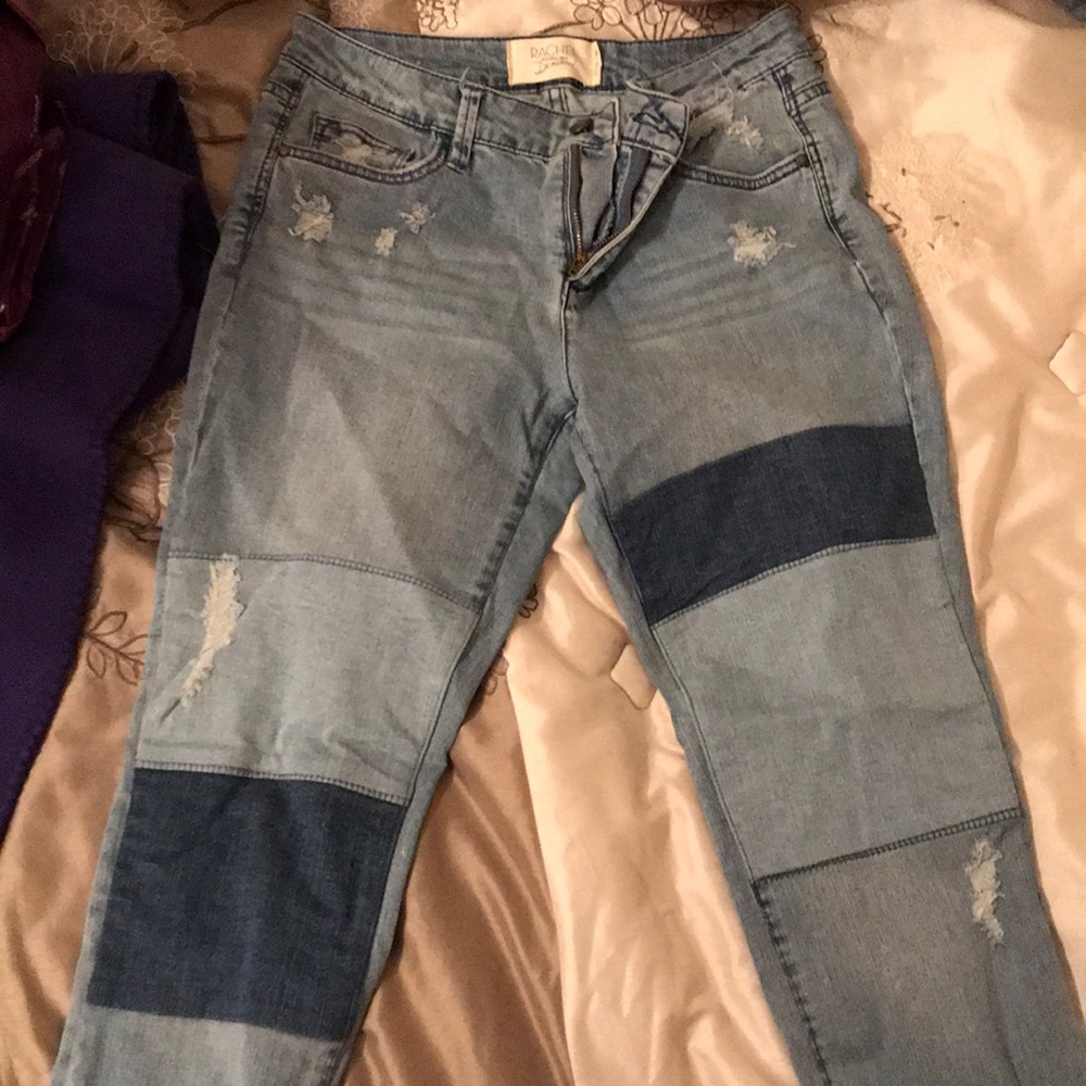 Rachel Roy patch jeans